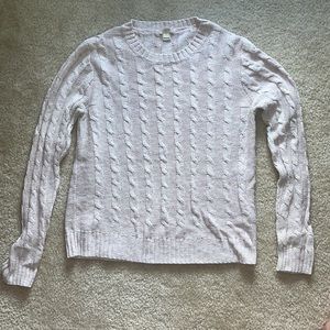 J. Crew Cotton Cableknit Sweater